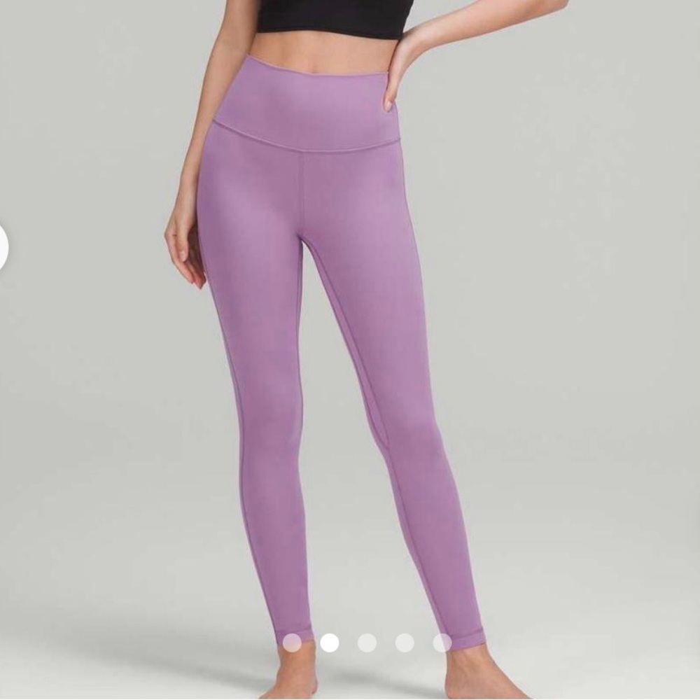 Lululemon Lavender High-Waisted Leggings